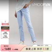 女高腰窄腿牛仔裤 Raf Simons