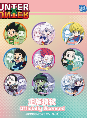 Nullset 现货 全职猎人奇犽Q版徽章盲袋小杰二次元动漫周边