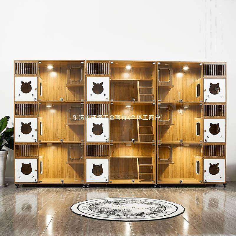 猫笼别墅实木猫咪寄养繁育宠物店展示柜猫产房猫笼子猫舍猫柜,宠物/宠物食品及用品,玩具/造景装饰,淘宝优惠券,粉丝福利购,淘宝优惠卷