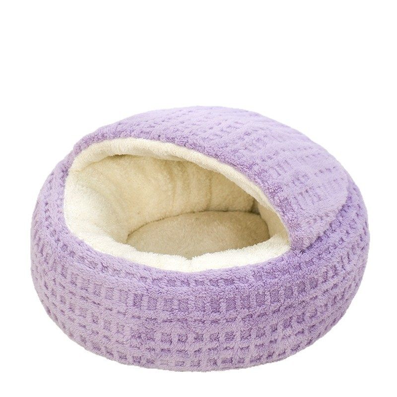 猫窝秋冬季保暖加厚猫床猫咪半封闭式安全感宠物用品贝壳窝睡觉窝,宠物/宠物食品及用品,猫笼子/猫别墅,淘宝优惠券,粉丝福利购,淘宝优惠卷