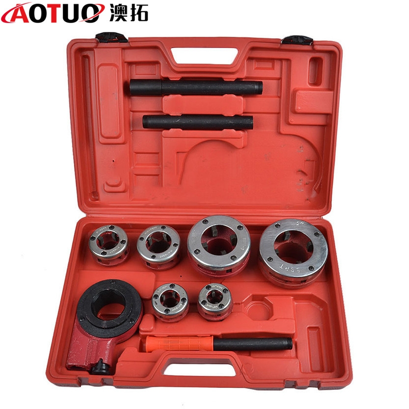 63型4分-2寸手动套丝机 管子绞板  丝锥板牙 轻型管子套丝机