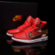定制球鞋 Air Jordan1国风新年款 Nike耐克 头层牛皮刺绣潮鞋