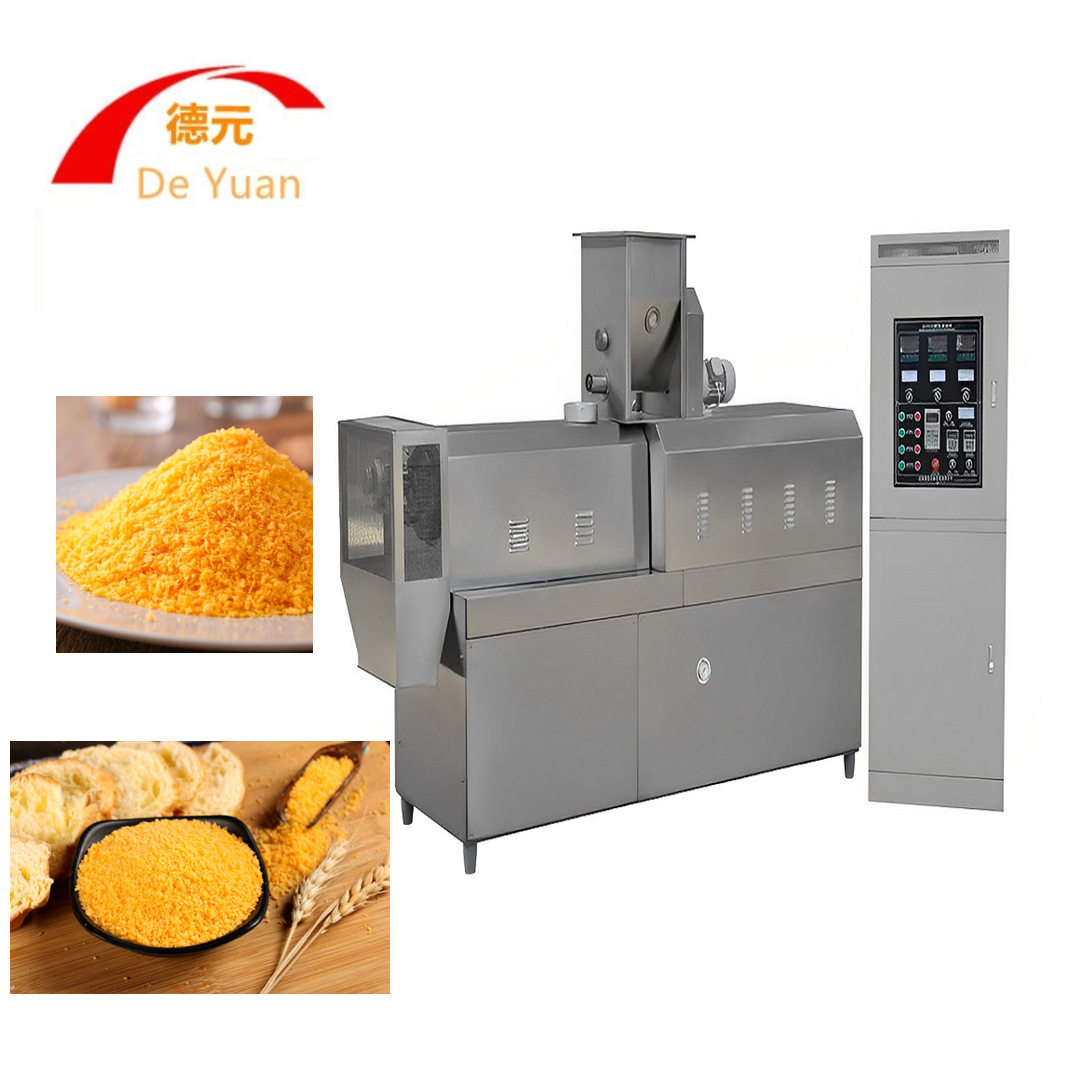 雪花片膨化机 面包糠生产线 雪花片生产线 日式拉丝面包糠生产线