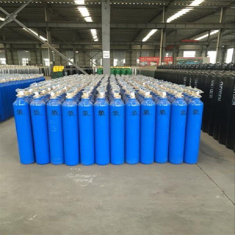 小型氩弧焊便携式氩气瓶8L10L12L14L小钢瓶氮气氧气二氧工业气罐