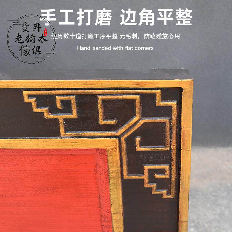 实木牌匾定做木质中堂匾定制刻字复古招牌实木仿古老榆木牌匾门头