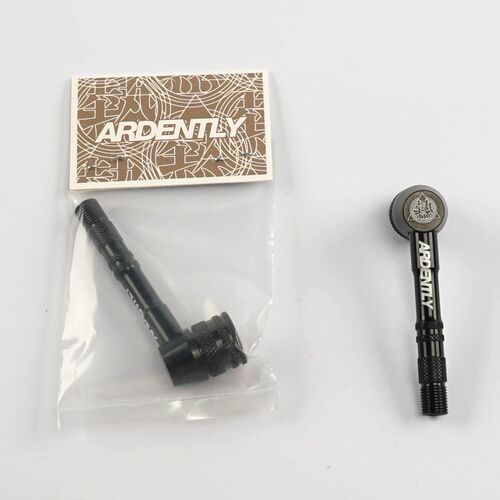 ARDENTLY碳纤维刀轮封闭轮打气嘴碟轮转换头自行车充气打气筒配件