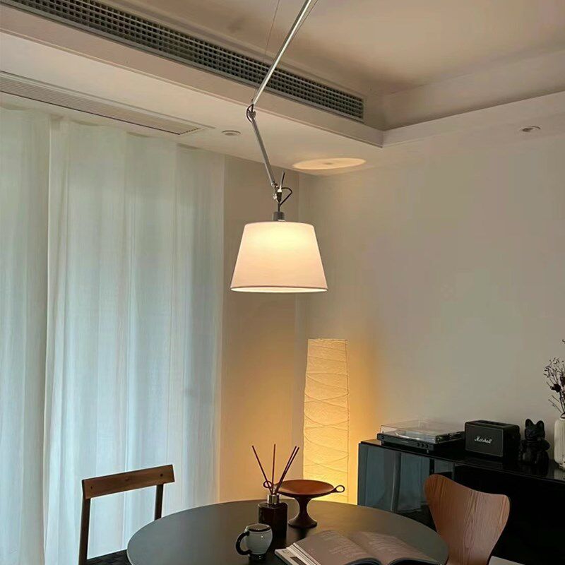 意大利设计师餐厅可移位灯创意个性卧室床头摇臂伸缩书房阅读吊灯