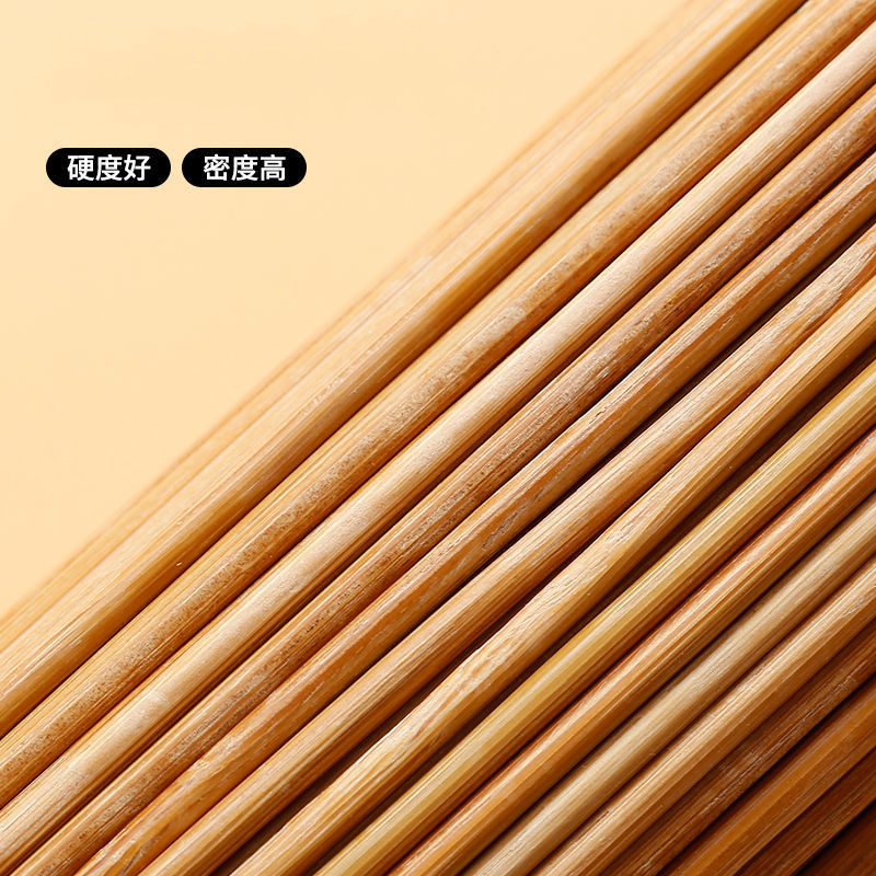 广东特硬碳化竹签商用整箱串串香一次性炸串羊肉串烧烤木签子包邮