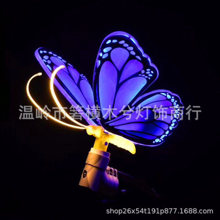 led动态蝴蝶景观灯仿真装饰灯户外灯光节造型公园广场工程亮化
