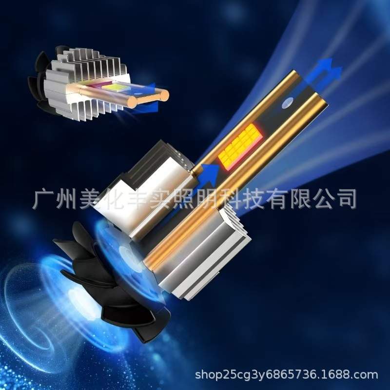 D4S/D4R高亮聚光D2S/D2R直插一体式1:1原车led车灯汽车大灯