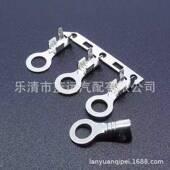 供应4.2mm接线片0.4B圆形连绕端子4.2横连带接线片5000只电线接头