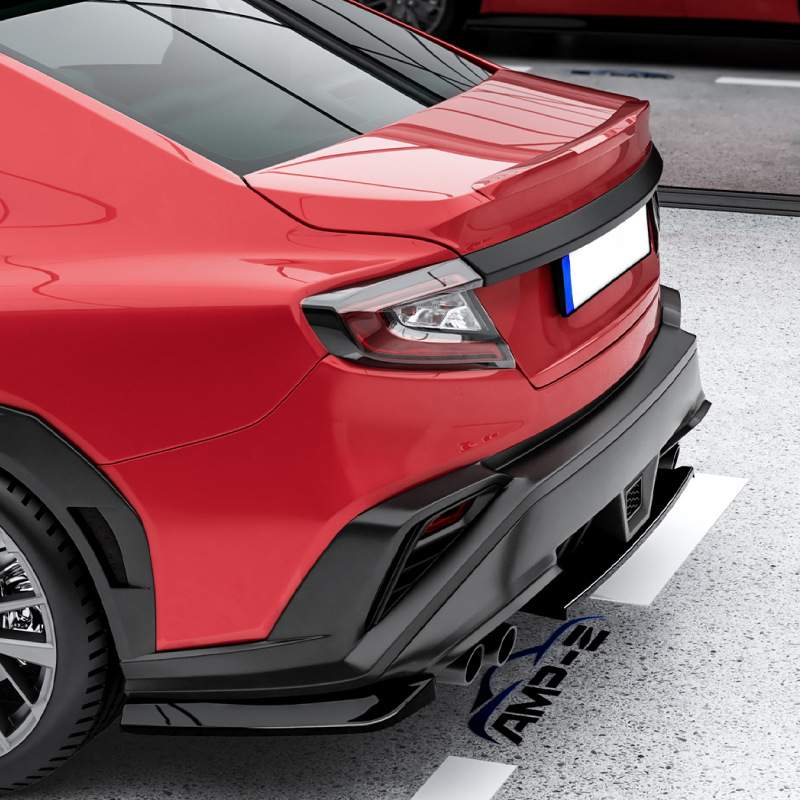 适用丰田Subaru斯巴鲁WRX STI VB 2022+后唇尾唇扰流板包围改装件