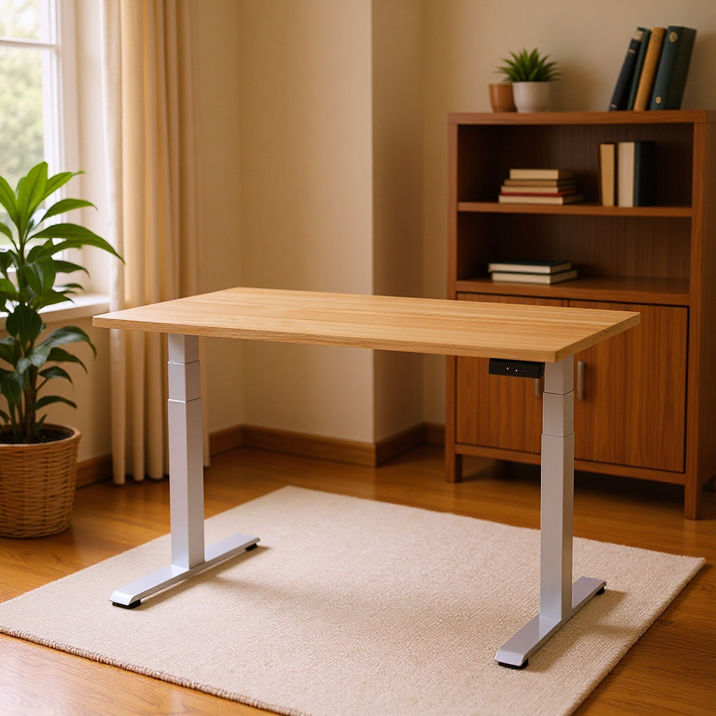 智能电动升降桌腿双电机双横梁办公桌电脑桌支架学习书桌升降桌架