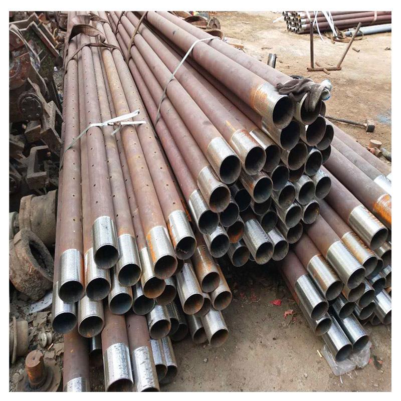 隧道管棚管 注浆钢管42 48钢花管 108管棚管 隧道支护注浆管 直销