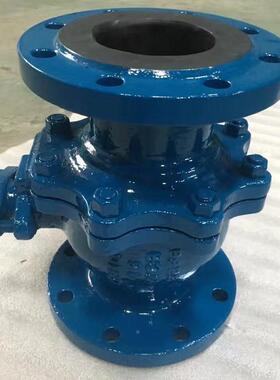 Q4F46法兰全胶半衬胶衬D氟衬1pPBBo衬氟球阀N50 65 80 10衬0