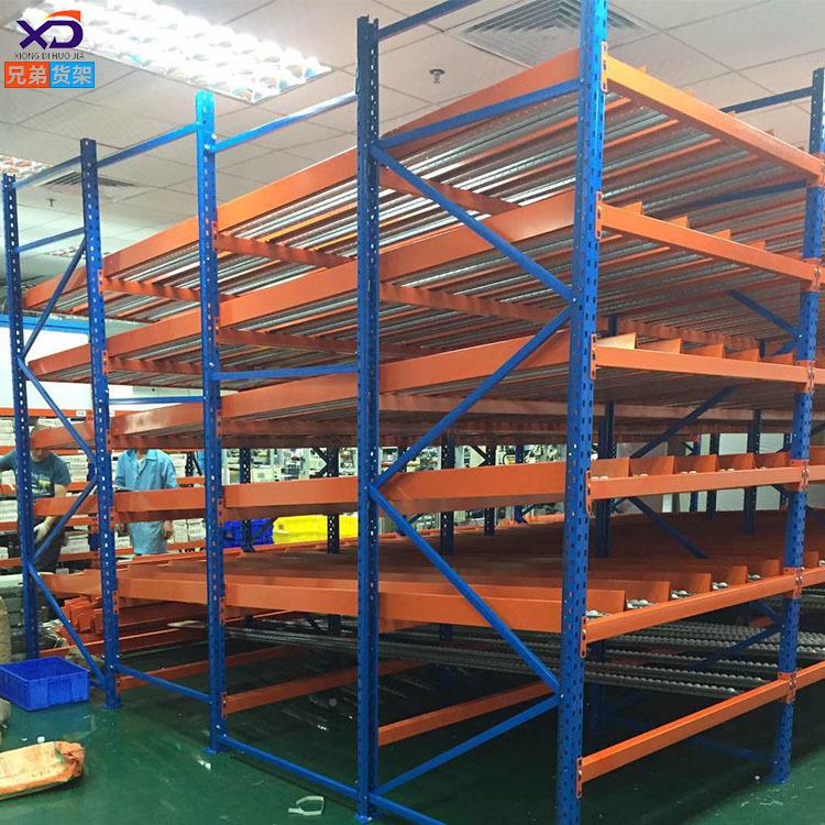 配专仓用金属流利式货架组合可381拆汽装重型型货架储滚动流利架