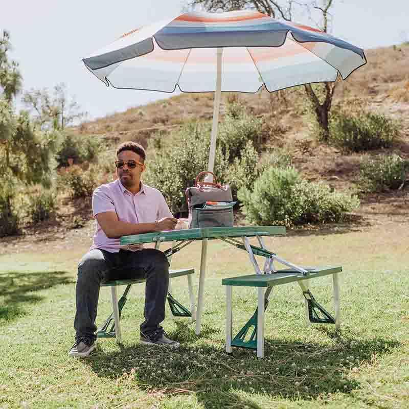 户外纳塑料折叠桌椅体餐便携式收野外露营一旅行桌野桌套DN-001装