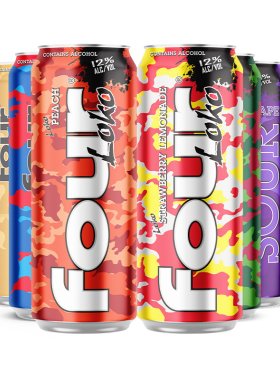 四洛克酒Four Loko预调鸡尾酒美国原装进口微醺特调酒果味网红酒