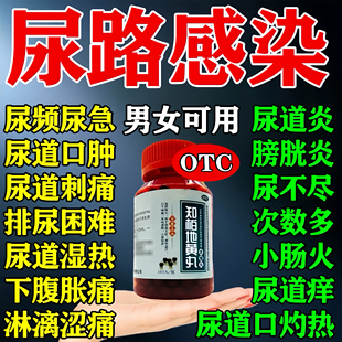 尿路感染的消炎药男女排尿刺痛尿频尿急的药泌尿道炎膀胱炎中成药