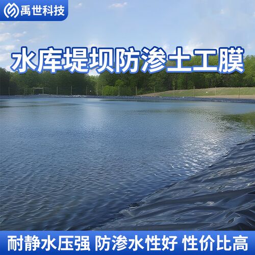 土工膜防渗膜黑膜沼气池加厚hpde复合聚乙烯垃圾填埋场鱼塘防渗膜