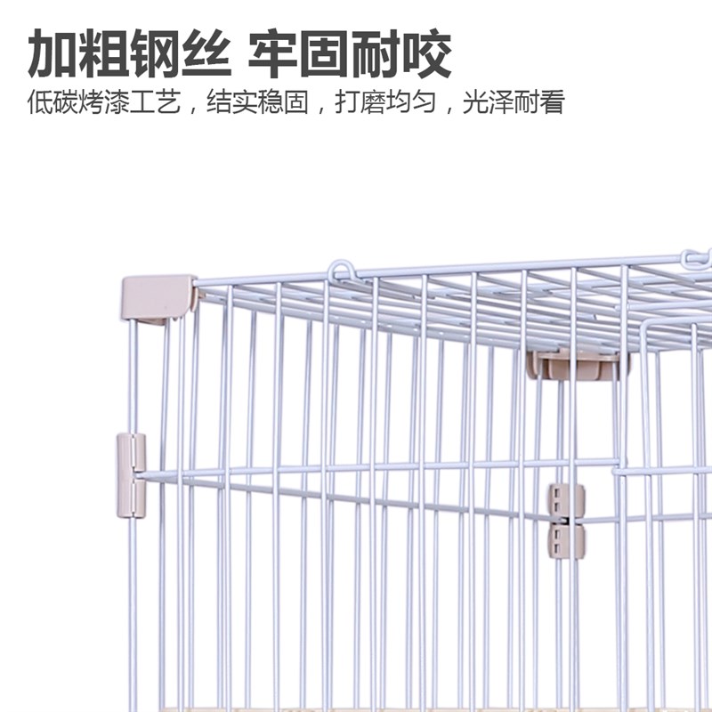 防喷尿兔笼荷兰猪用品兔子笼子宠物养殖笼猫狗笼双层宠物别墅抽屉