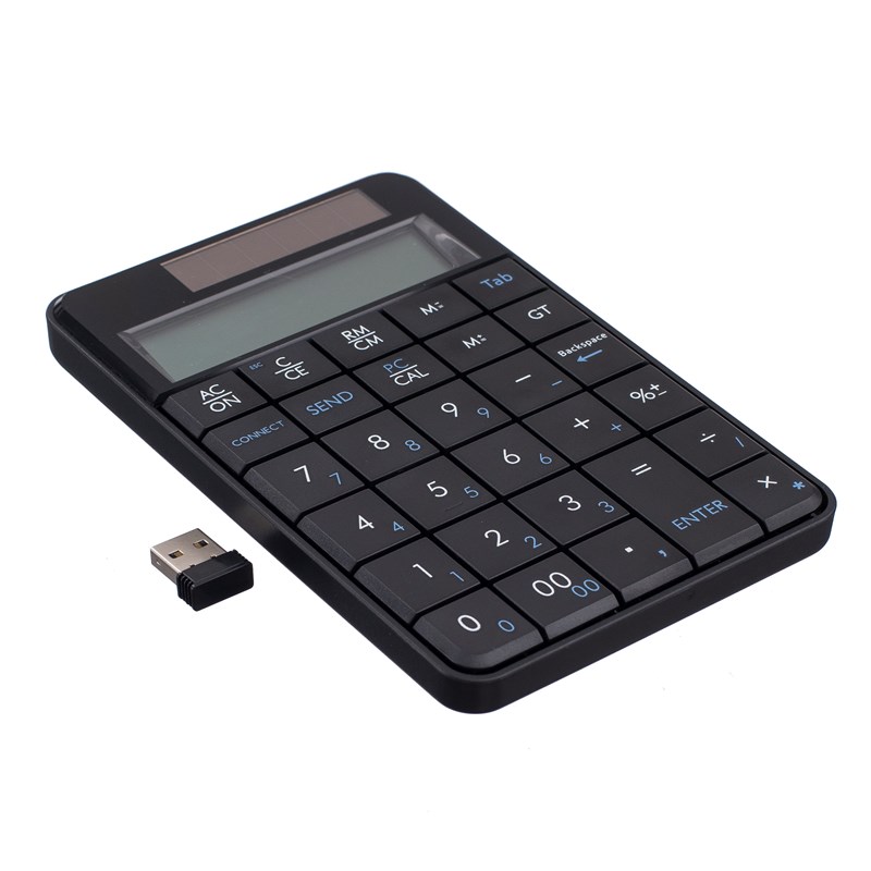 MC-56AG无线2.4G二合一数字迷你USB小键盘带显示屏计算器商务银行