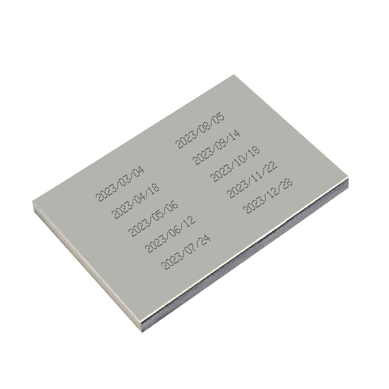 B型75x100移印钢板仿喷码打码机打生产日期食品化妆品模板定制图片