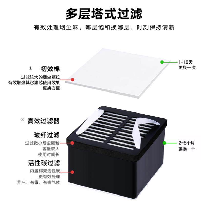 焊锡烟雾净化器小型激光打刻吸烟仪室内桌面烙铁焊接维修台排烟机