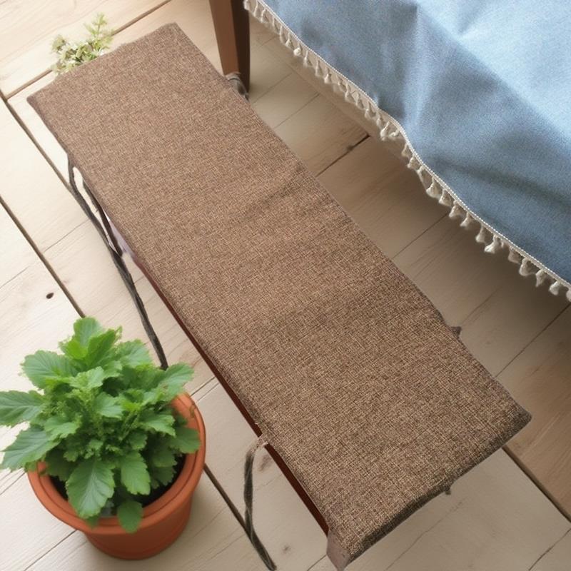 定制高密度海绵垫茶椅垫长凳子垫实木长方形坐垫长条沙发垫四季薄