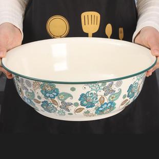 搪瓷瓷盆拌沙拉拌馅料厨房馅料盆和饺子馅拌菜调馅 欧丽家搪瓷欧式