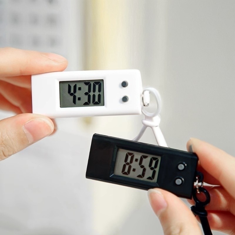 考试专用电子表学生迷你随身带钥匙扣小挂表数字显示只看时间手表