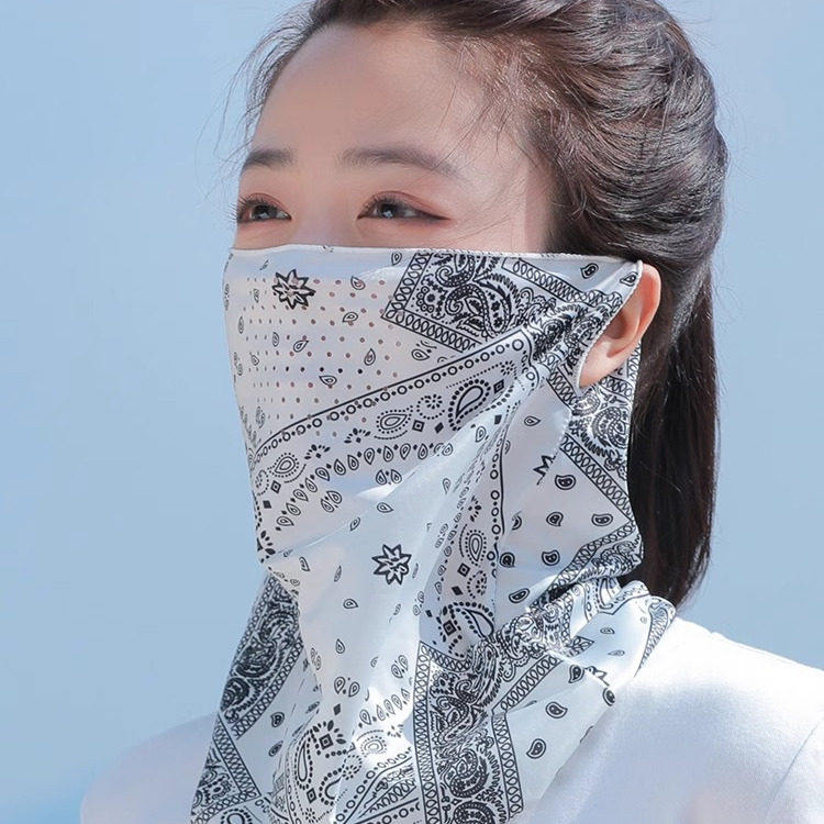 夏季挂耳全脸防晒护颈面罩