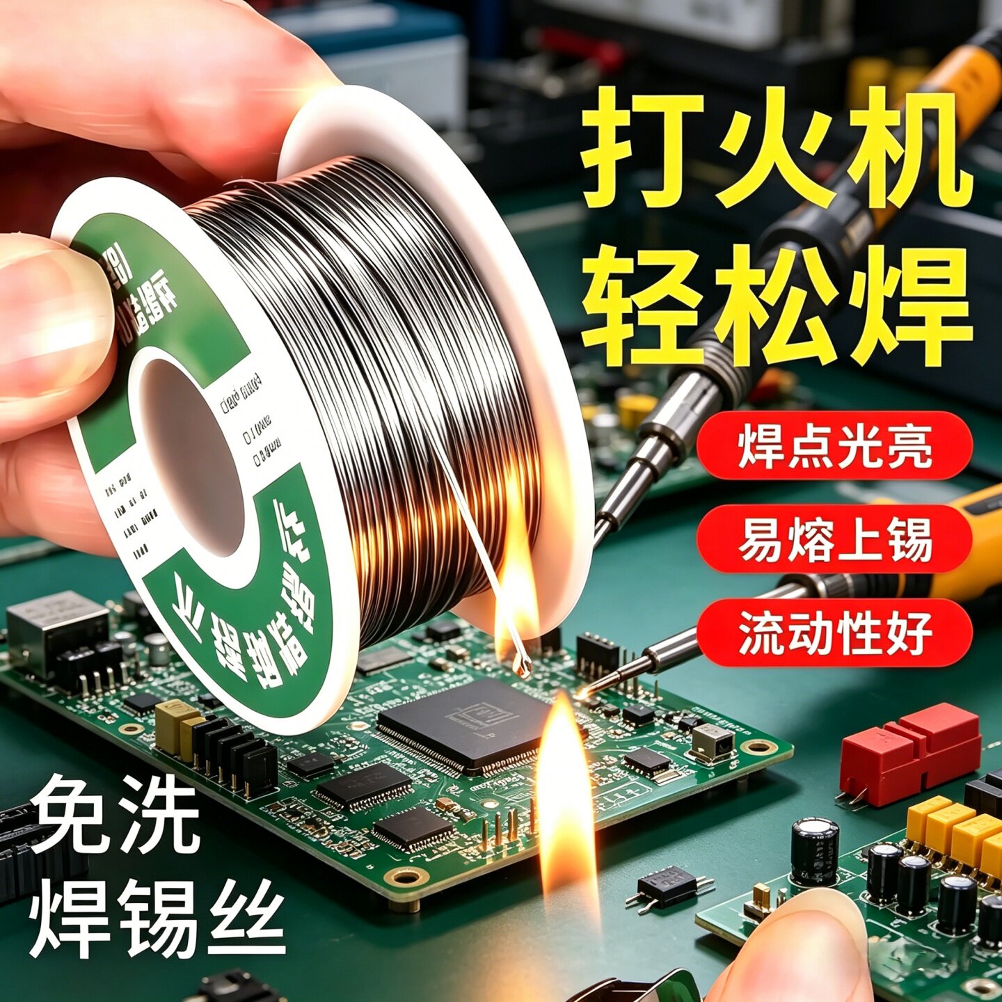 不锈钢焊锡丝高纯度打火机可用图片