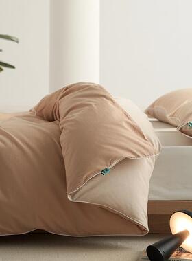 全棉LVK加厚套磨毛被糯感大棉雁秋冬纯人双人被单罩单件加厚床罩