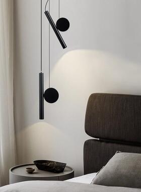 极简头普瑞吊灯主卧轻奢吊线灯现代简63817中约卧房间室吊灯山灯