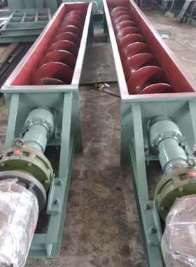 52333管式螺输旋送机干粉水送泥分煤灰绞龙上料机U型螺旋输机拌搅