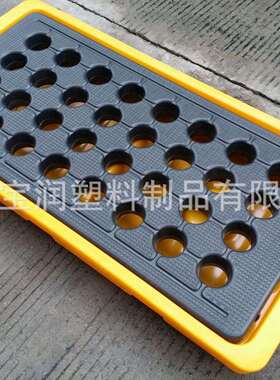 桶叉车13195防化渗漏托盘危险学品防4室泄漏平台液体盛漏卡板实验