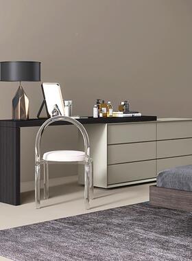 7K意式极简烤漆梳台斗柜一卧室电合视柜化妆妆体桌书FTY桌组床尾