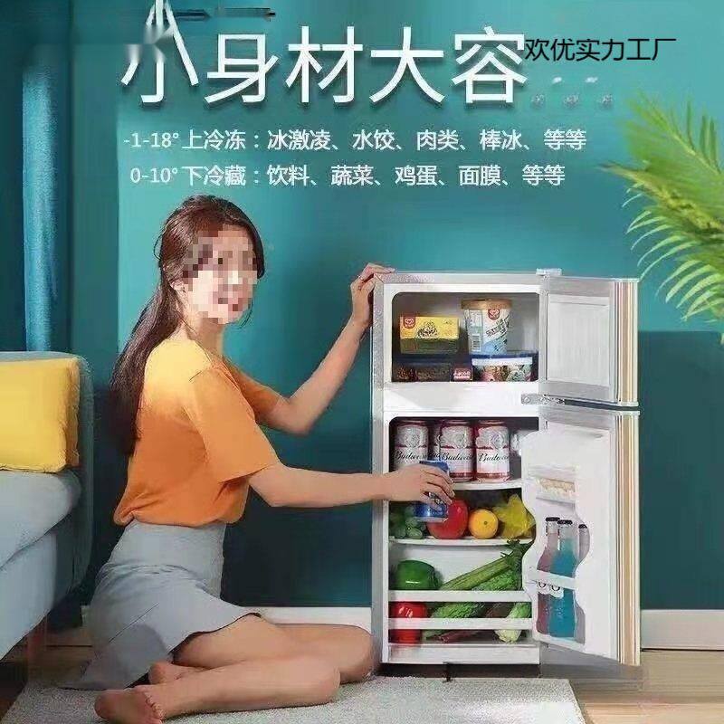 级家用租房小冰箱划算冷冻冷藏门静音261一节能宿舍冰柜超省双电