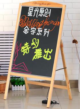 LED荧光板手黑28809写广告版一体荧式光板发光小板荧屏光手写板展