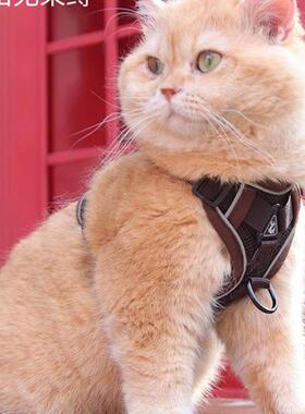 网红咪牵引绳猫防挣节脱外出遛猫宠物背链子可调eKj5p2Rc溜猫带绳