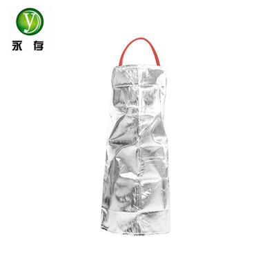 0科兴耐温隔热高阻燃围裙10隔DA-0380°热服铝箔围裙防火围裙厂家