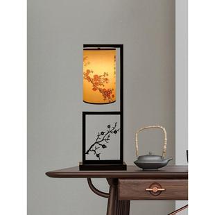 中式落地灯古新梅花中式古典中国风仿古立式地443台风灯创意印画