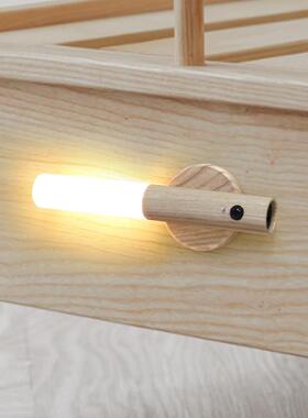 源头工厂生智能人体感应夜灯LED电式小走充廊橱柜壁灯285家用卫间