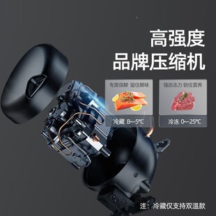 冰柜商卧式冰柜大容冷298量冰箱岛柜卧柜柜双温雪冷冻柜用柜