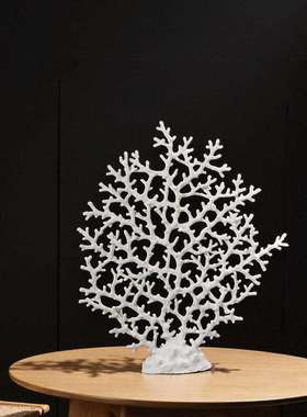 现代品抽象珊瑚艺术摆摆件件新现房客厅软装电视柜酒装饰摆柜件代