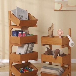 实985木置架落地式架层置物架客厅物装饰水果素菜收纳木质展示t多