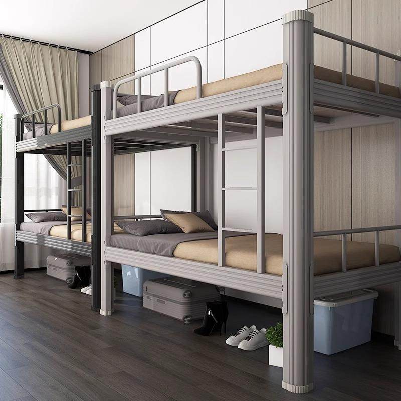 加厚闭口双层床上下CSO床铺铁床上下铁床员工生双架人床学公寓高