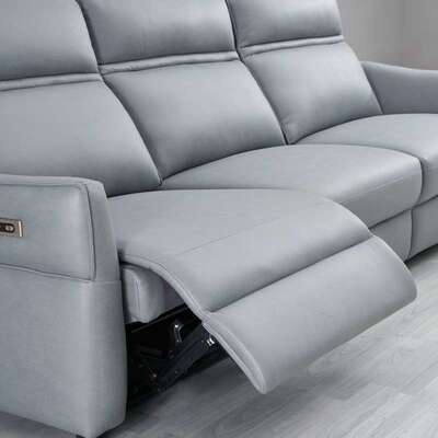 直排布沙发BNY3102#代简约免现洗乳胶技布沙发意式客厅laz科高密