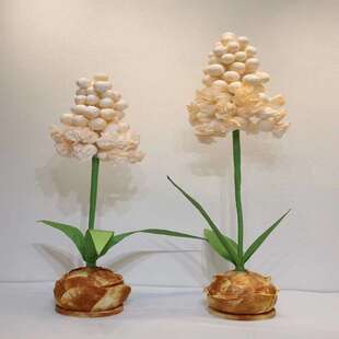 信风子2件套仿真花纸花信子路引hhyacintrfxzoa风dguide花卉